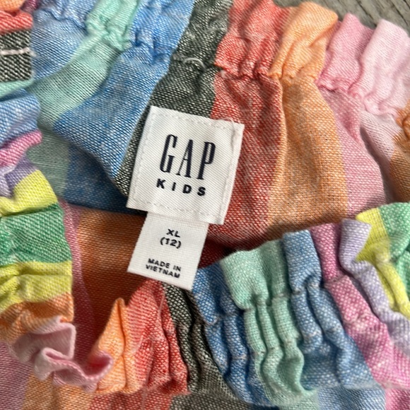 NWT Gap Kids Cropped Puffy Blouse Size XL (12) - Picture 3 of 5